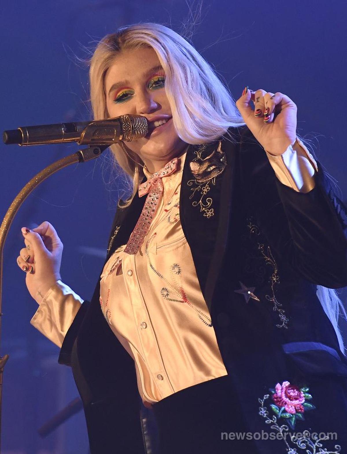 Kesha in concert Monday night, Oct. 2, 2017 at The Ritz in Raleigh, NC.