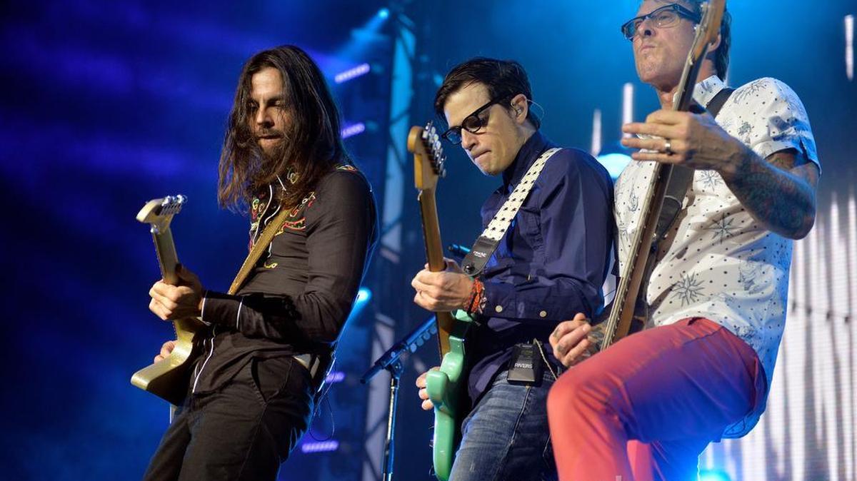 The alt-rock band Weezer will bring its tour to the Triangle this fall.