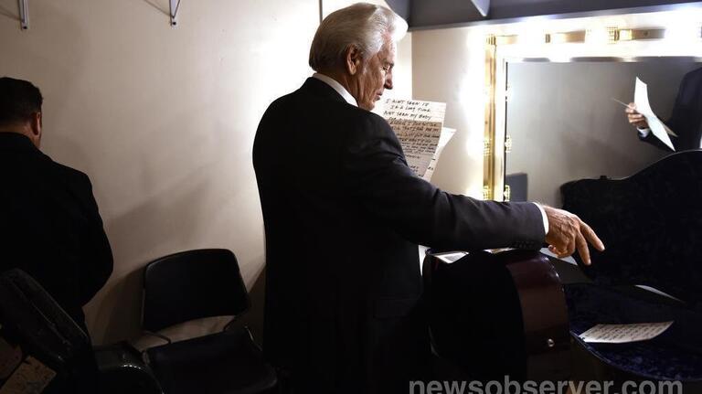 Backstage at the IBMA Awards