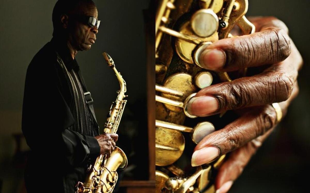 Maceo Parker, Saxophone sidemen to the stars, at his Kinston home on Monday, May 9, 2016. Parker is winning a North Carolina Heritage Award. At 73, he still practices for an hour and a half daily to keep the rust off.