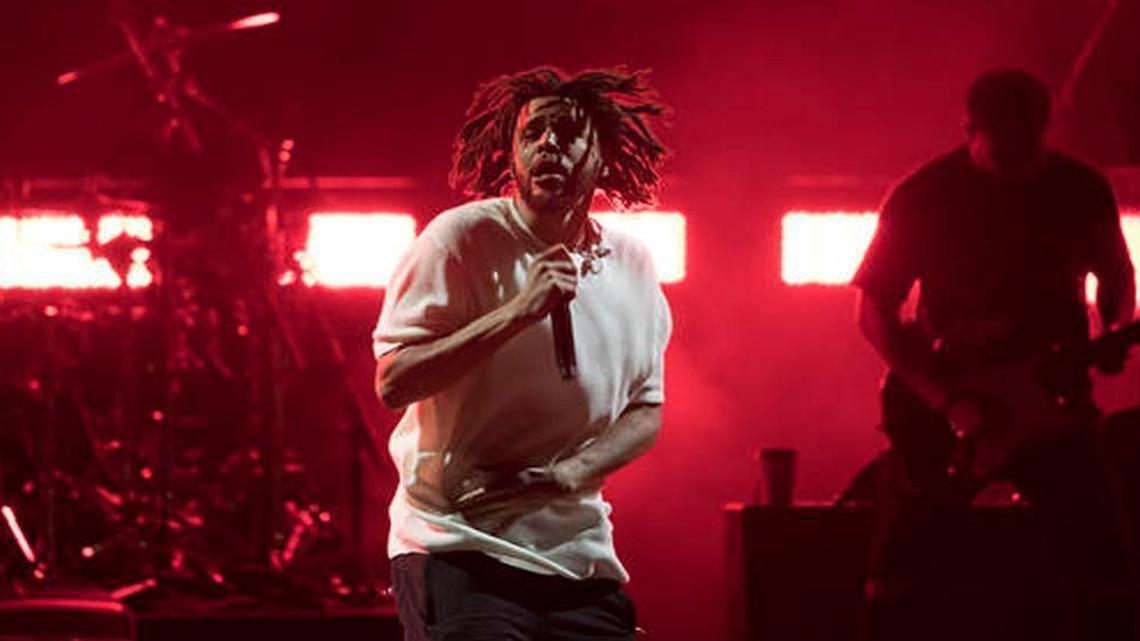 Grammy-nominated J. Cole, seen November 2016,  announces a new album, 'KOD,' free New York show and album title. It will be released April 20, 2018.
