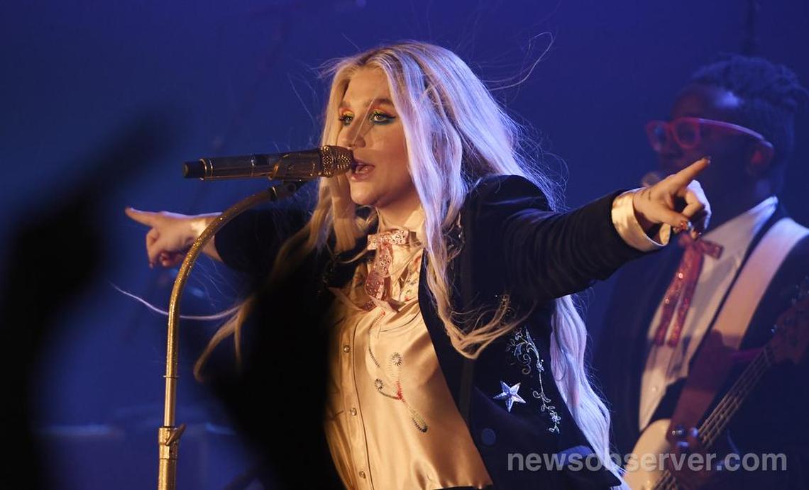 Pop singer Kesha will bring her tour to Coastal Credit Union Music Park at Walnut Creek.
