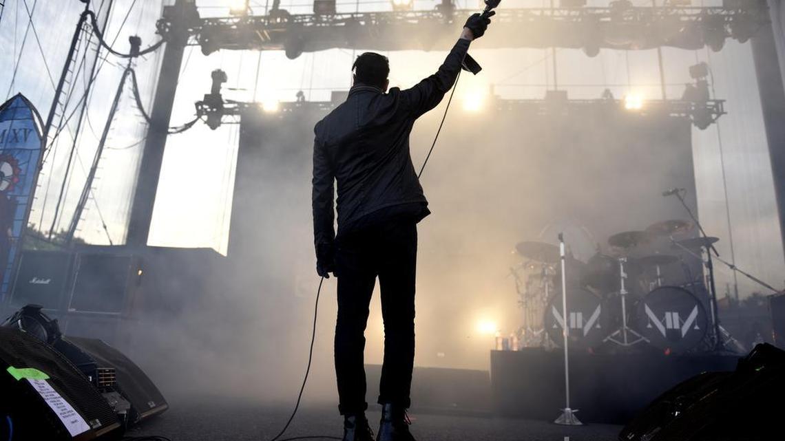 Marilyn Manson, pictured performing at the Red Hat Amphitheater in Raleigh, N.C., in July 2015, is scheduled to perform at the House of Blues in North Myrtle Beach on Aug. 2.