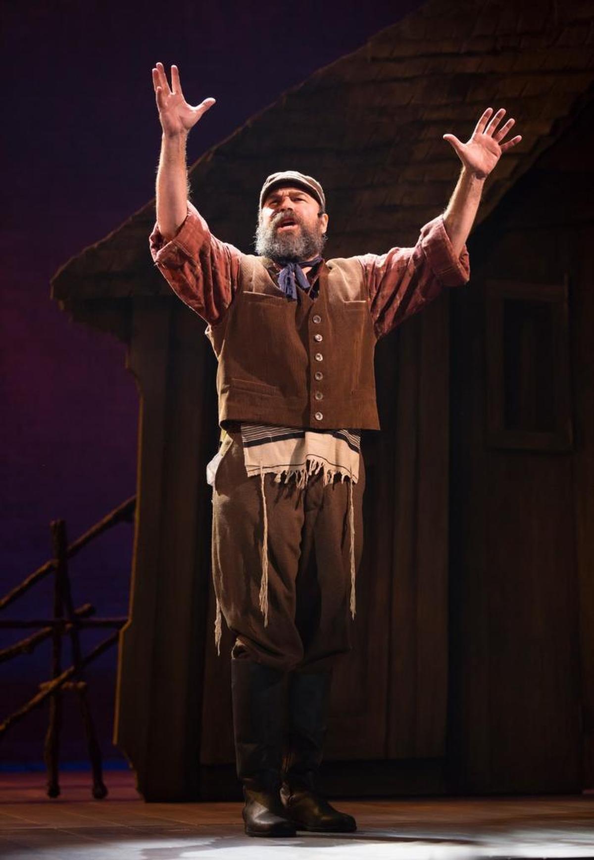“Fiddler on the Roof,” starring Danny Burstein. “Fiddler on the Roof” will be presented at the Durham Performing Arts Center Jan. 8-13, 2019.