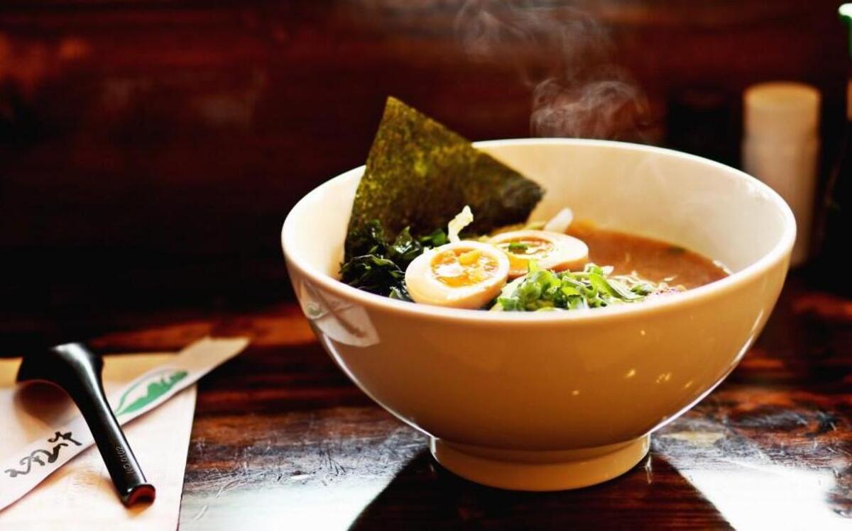 Steam rises off a bowl of Shoyu Ramen at Noodle Blvd in Cary on Tuesday, Dec. 20, 2016.