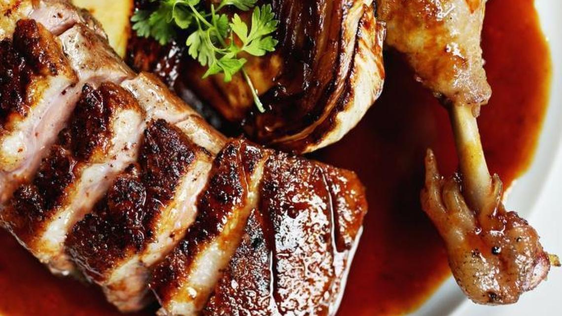 Downtown Raleigh French bistro Royale, which serves items like Duck a L’orange, is taking part in Triangle Restaurant Week in January 2018 for the first time.