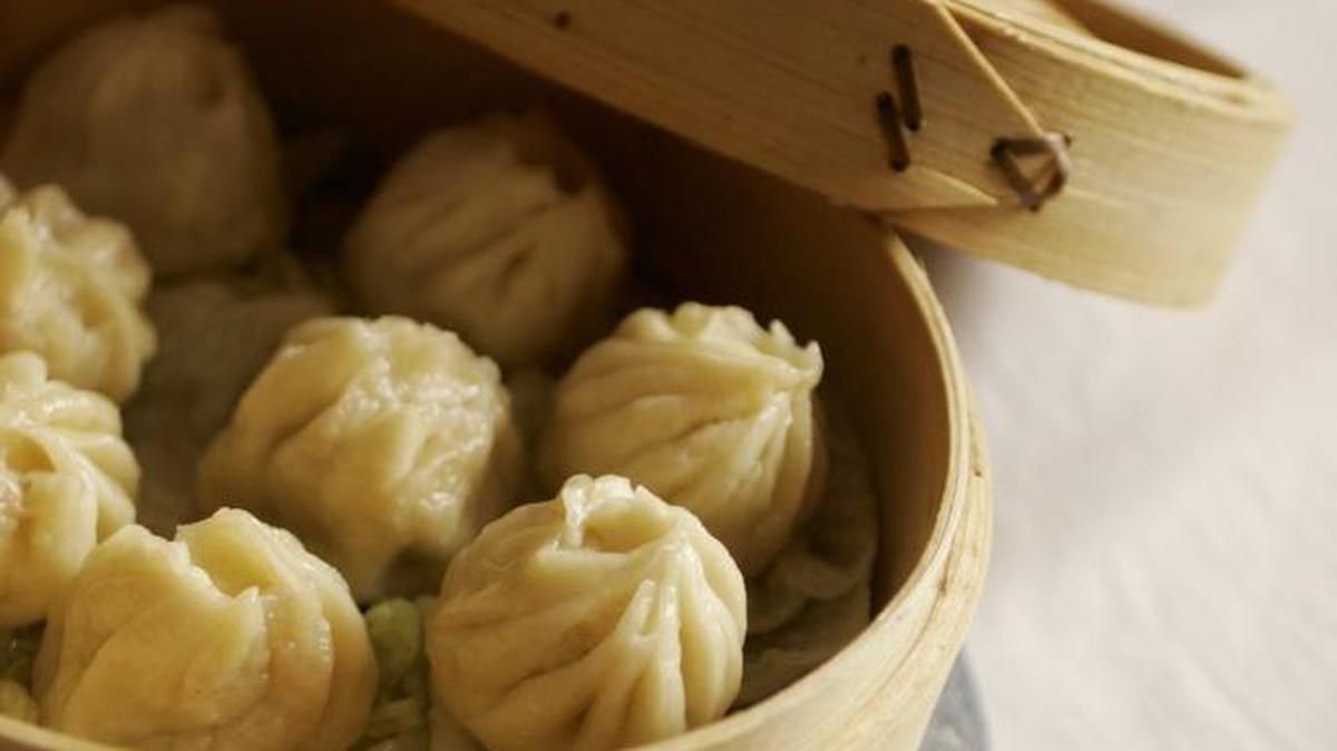 The small steamed buns are filled with pork and served at Gourmet Kingdom in Carrboro. The restaurant serves traditional Szechuan cuisine.