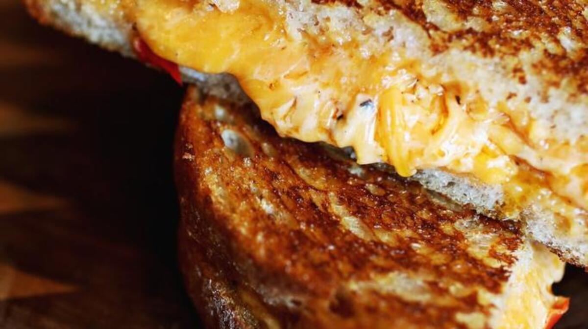 American Meltdown provides the ultimate comfort food - grilled cheese sandwiches.