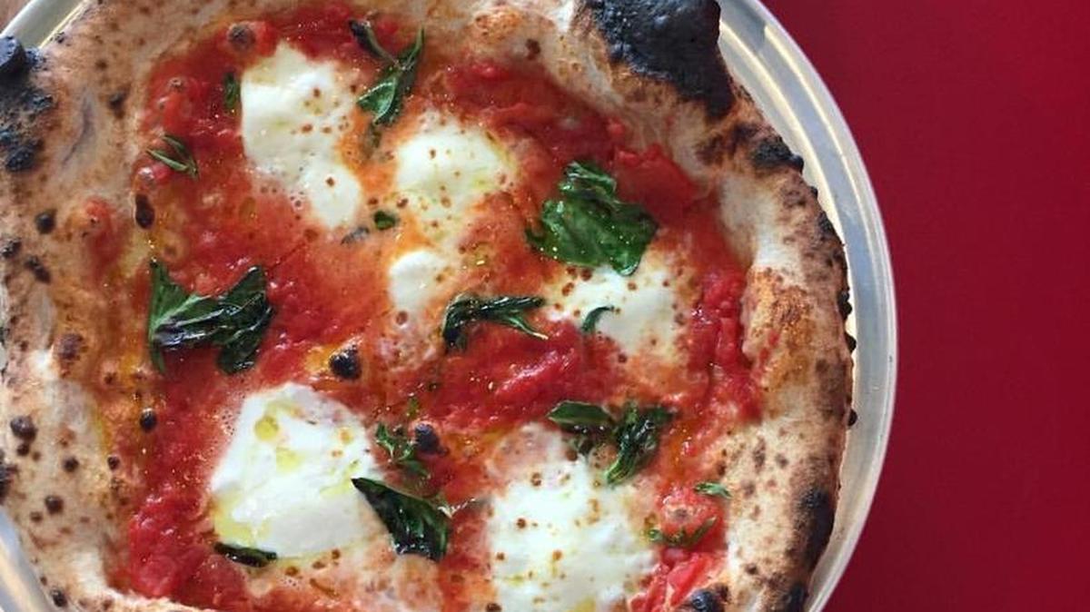 The menu at Pizzeria Faulisi will feature 13-inch classic Neopolitan pizzas with thin crusts. For now, they will start with classic toppings, like a margherita (pictured), mushroom and white.