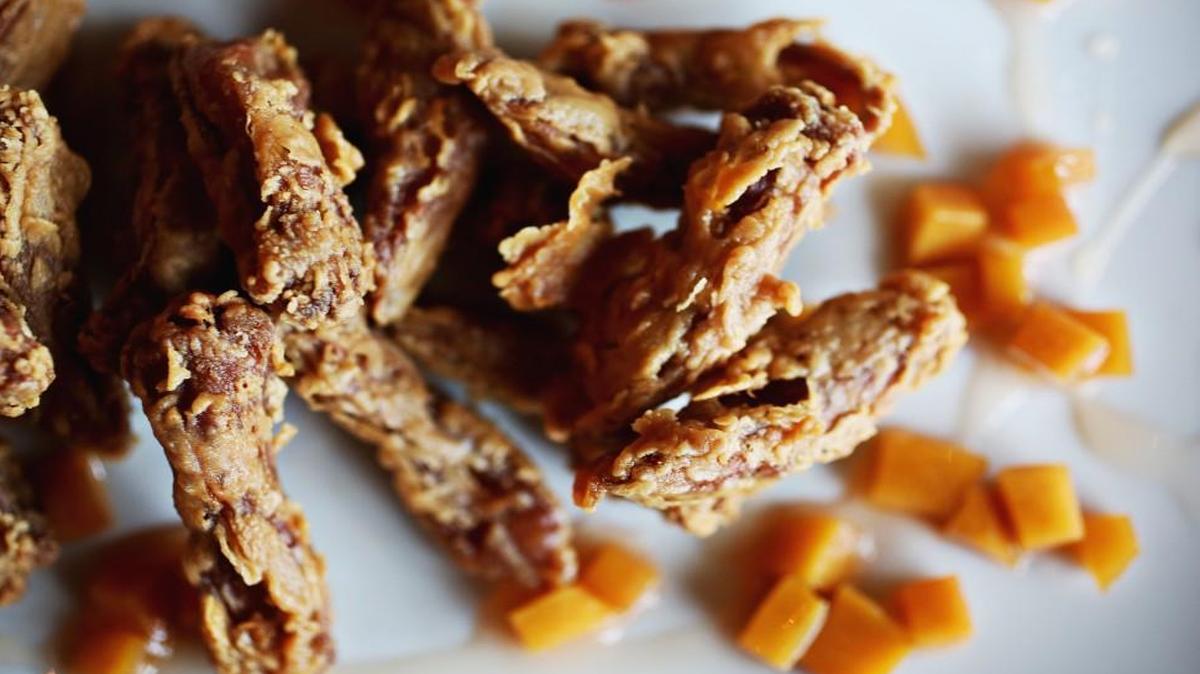 The chicken fried duck tongues have been the talk of the town since Littler opened in June in downtown Durham.