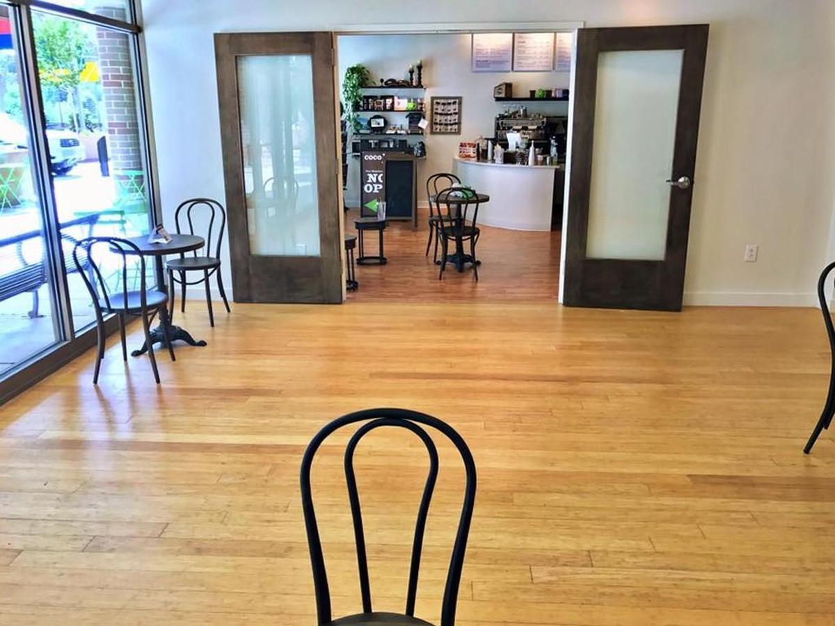 Coco Bean Coffee + Tea, which opened eight months ago, doubled its size this weekend, allowing it to add more seating, tables, couches, a fireplace, even a restroom.