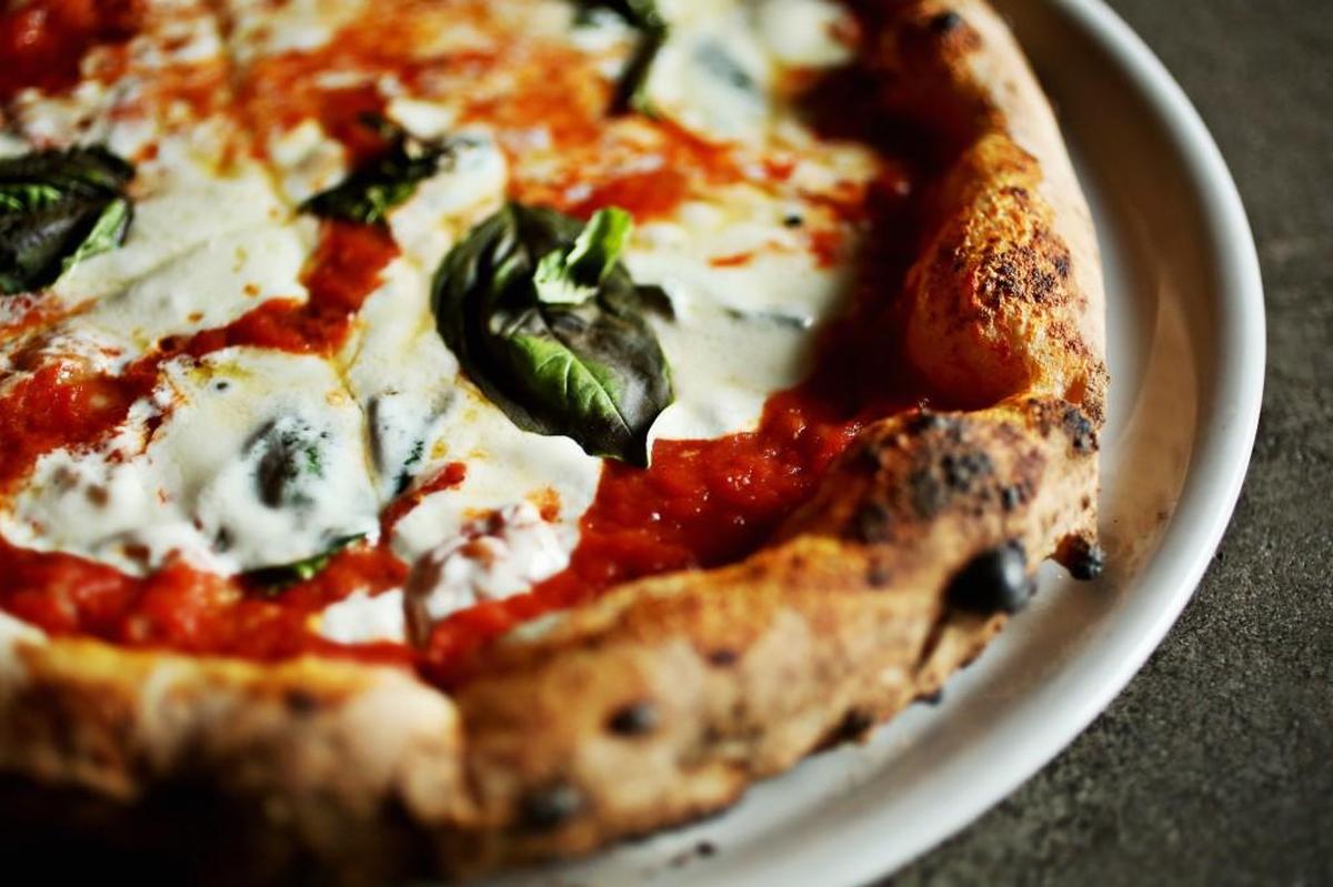 Treforni’s Margherita is made up of tomato sauce, mozzarella, pecorino romano and basil. The Durham pizzeria specializes in Neapolitan pizza.