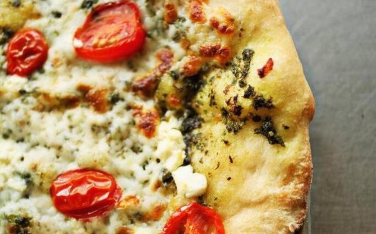 Barb’s Margherita, a regular on the Pie Pushers’ menu, comes from co-owner Mike Hacker’s mother’s recipe.