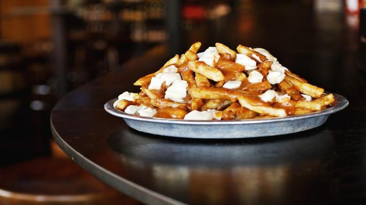 Most Canadians wouldn’t recognize the mushroom gravy in the “traditional” poutine, but it qualifies the dish as vegetarian at Brier Creek Beer Garden in Raleigh.