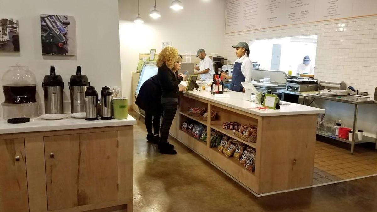 Alberello, a counter-service eatery and mini-market in Chapel Hill, offers a cheery space with local products to go and a menu packed with sandwiches, small plates and entrees.
