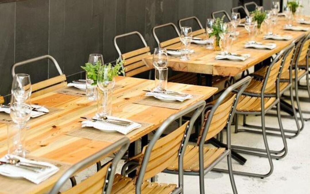 
The dining room at Standard Foods, which opened Oct. 2 in Raleigh. 
