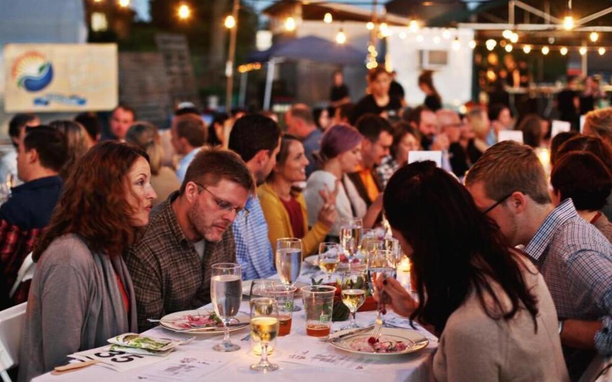 Raleigh City Farm hosts a Harvest Dinner with a local chef at the farm every year. Besides growing beautiful organic produce for sale at the farm stand, the non-profit farm offers fun events and educational classes throughout the year.