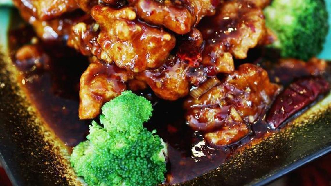 The Dragon and Phoenix entree is a Chef Special at Szechuan Garden in Morrisville. The dish is made up of chunks of breaded chicken blended with fried jumbo shrimp in spicy General Tao sauce.