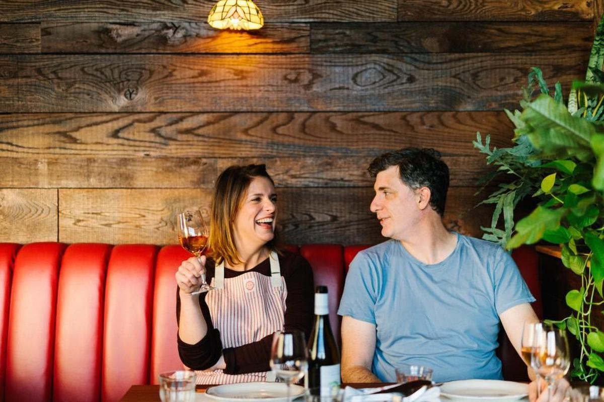 Benny’s Big Time Pizzeria in Wilmington, NC, takes its name from the childhood nicknames of Vivian Howard, whose father called her “Big Time,” and her husband, Ben Knight, who was called Benny.
