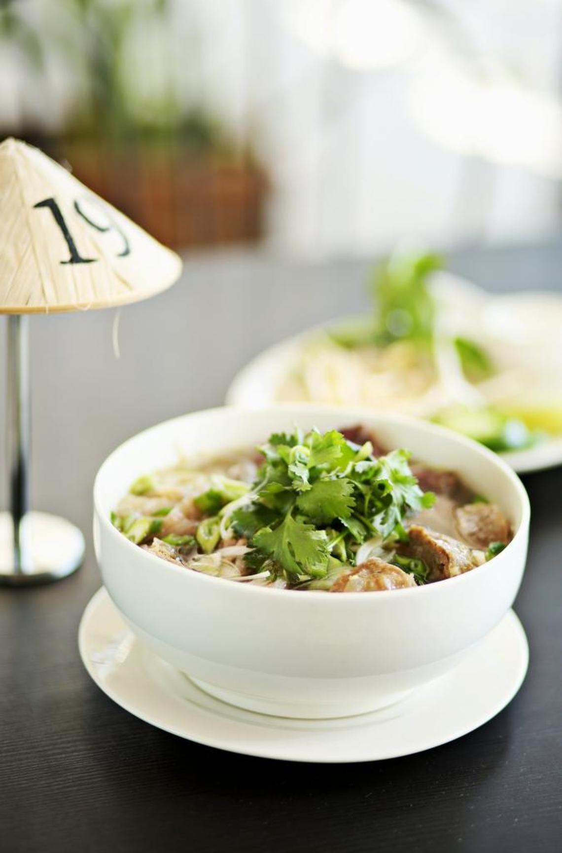 Mekong’s rendition of the classic meal-in-a-bowl beef noodle soup, pho, is among the best around.