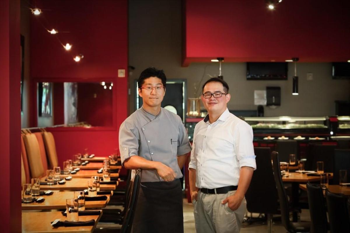 Sono has a new executive chef Hyun-Woo Kim, left, and general manager James Yang. The restaurant opened in 2008 in downtown Raleigh. Both worked at An Asian Cuisines in Cary and have years of experience in sushi restaurants.