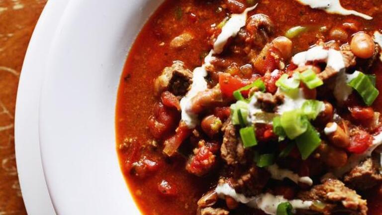 Bring smokehouse flavors to your chili with this meaty, sweet, smoky recipe