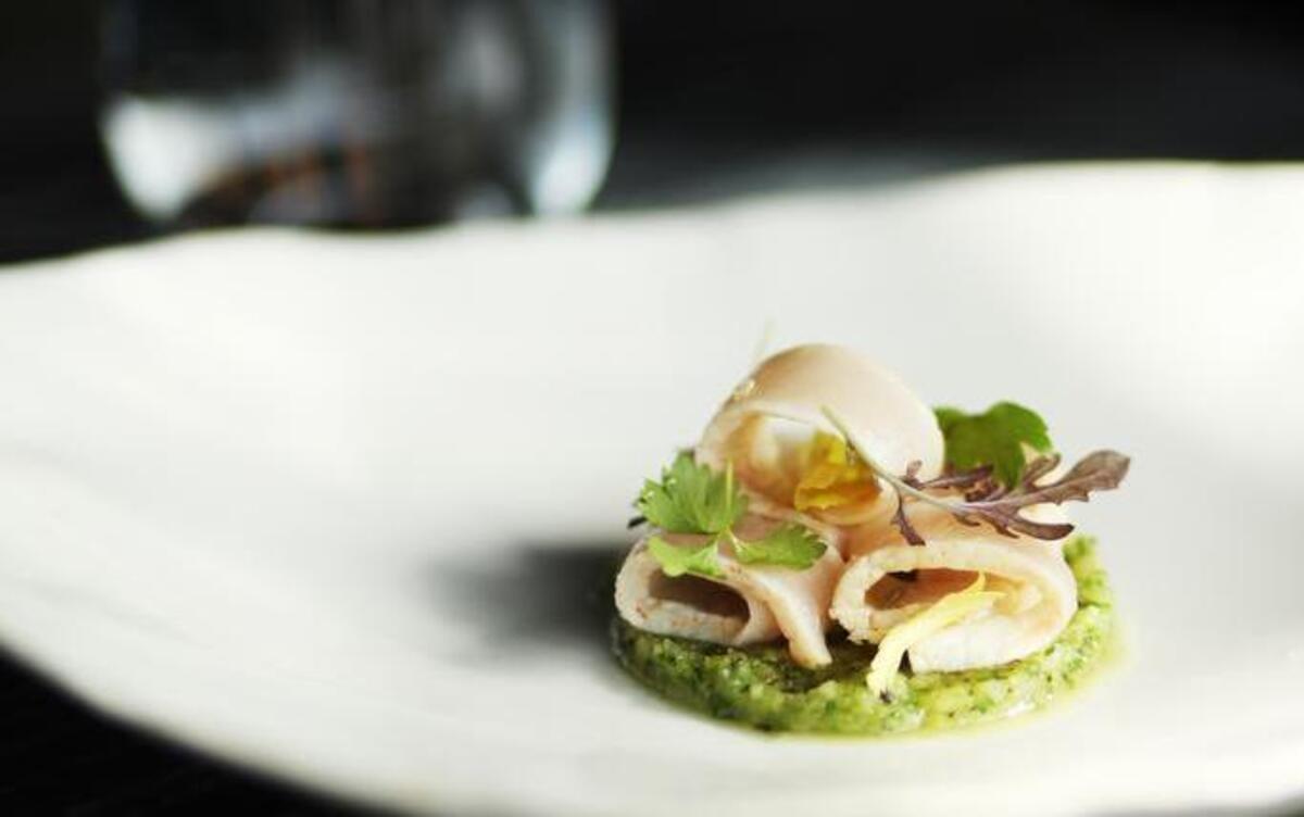 
One's seasonally changing menu distinguishes itself by reviving an old fine dining restaurant practice of offering entrees for two in addition to the expected selection of entrees for one and a chef's tasting menu.
