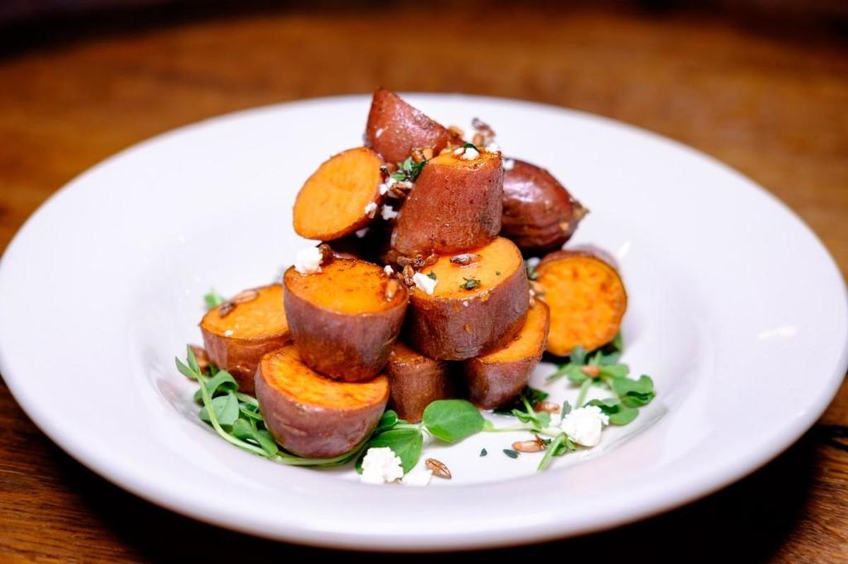 To say that the food menu is as adventurous as the beer selection at Mystery Brewing would be an understatement. What’s more, the monthly changing offering lives up to the pub’s name by keeping you guessing what’s coming next.