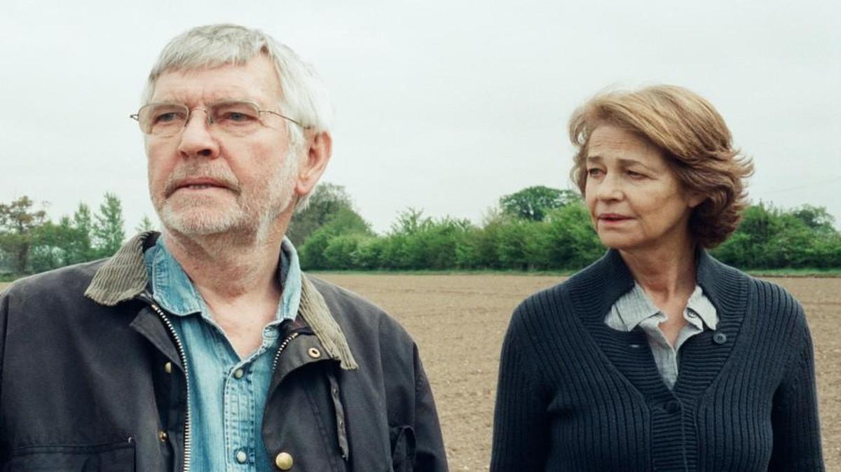 Tom Courtenay and Charlotte Rampling play a married couple whose relationship is strained by a secret in “45 Years.”