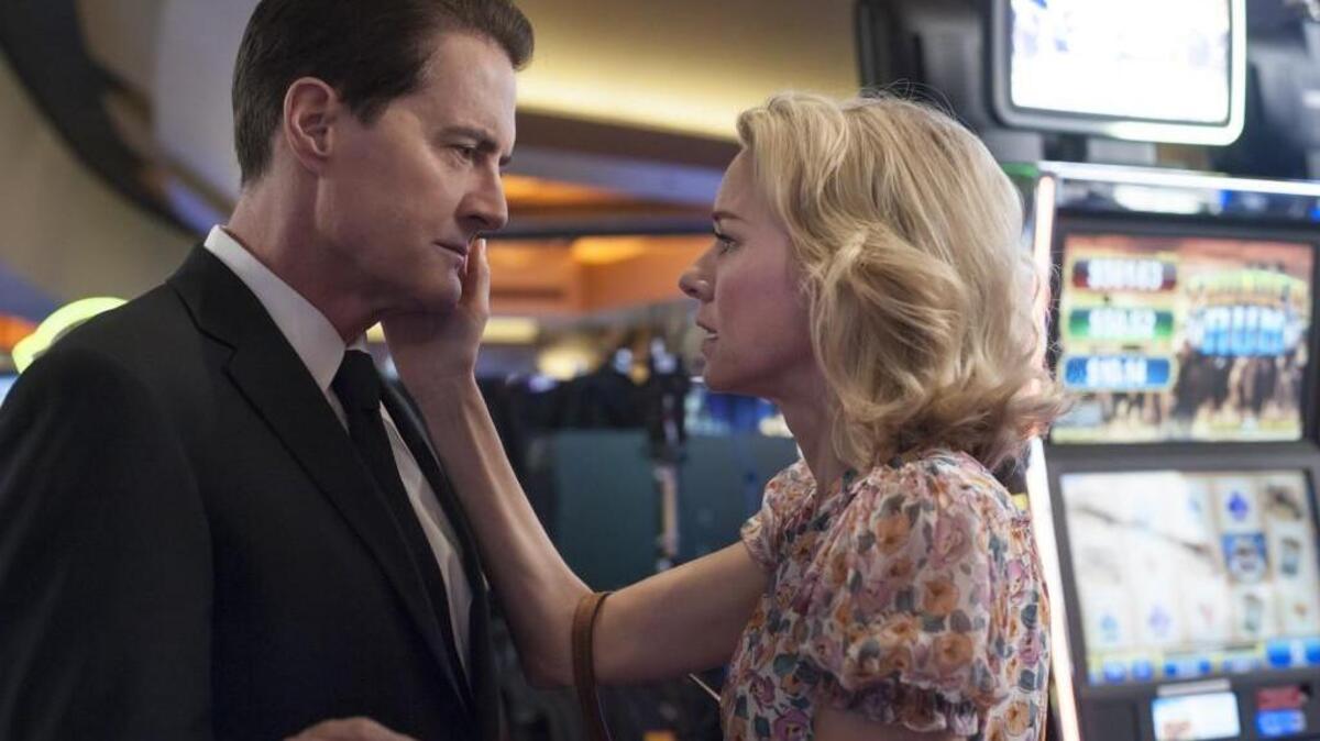 Kyle MacLachlan and Naomi Watts in “Twin Peaks: The Return.”