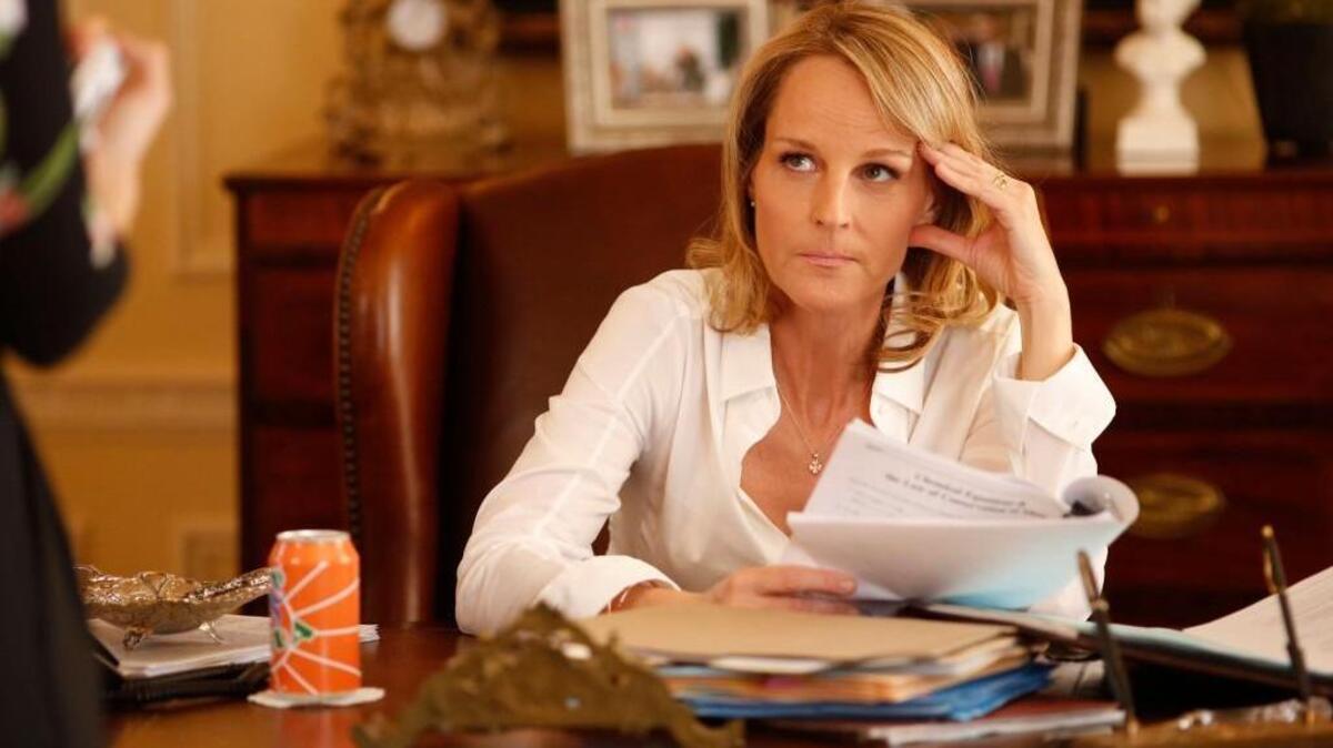 Helen Hunt as North Carolina’s Gov. Eames in “Shots Fired” on Fox.