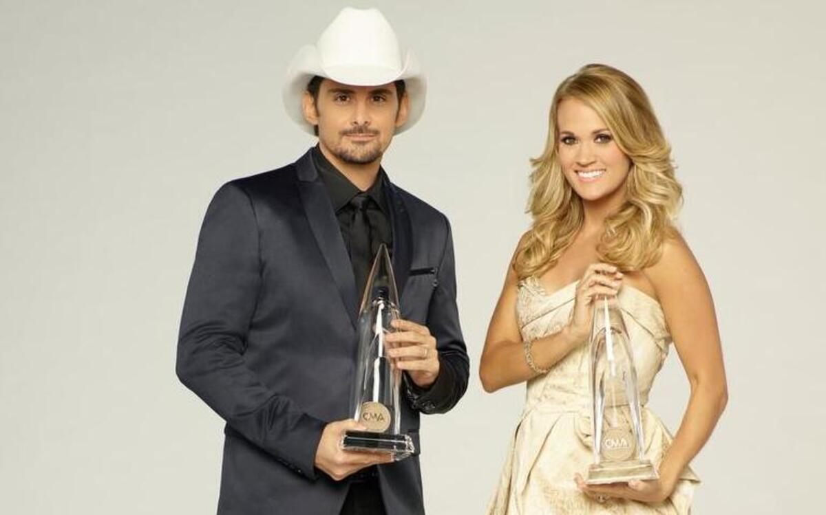 Brad Paisley and Carrie Underwood host the 49th annual CMA Awards live on Wednesday.