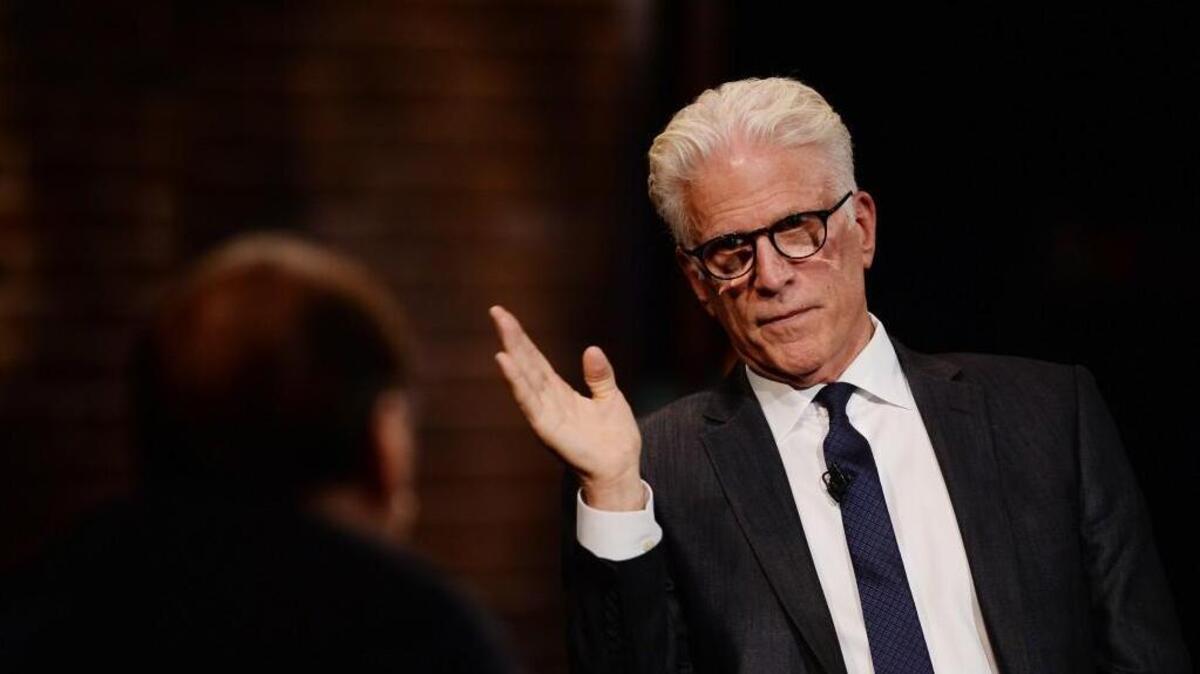 Ted Danson being interviewed on “Inside the Actors Studio” on Bravo.