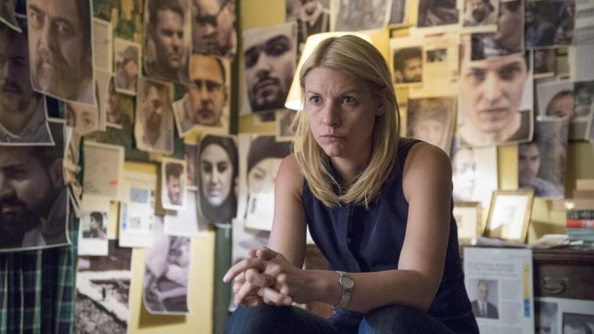 
Claire Danes as Carrie Mathison in “Homeland.”
