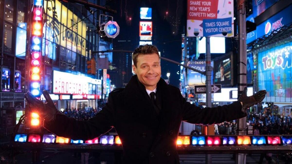 Ryan Seacrest will once again host ABC’s “Dick Clark’s New Year’s Rockin’ Eve” broadcast live from Times Square in New York.