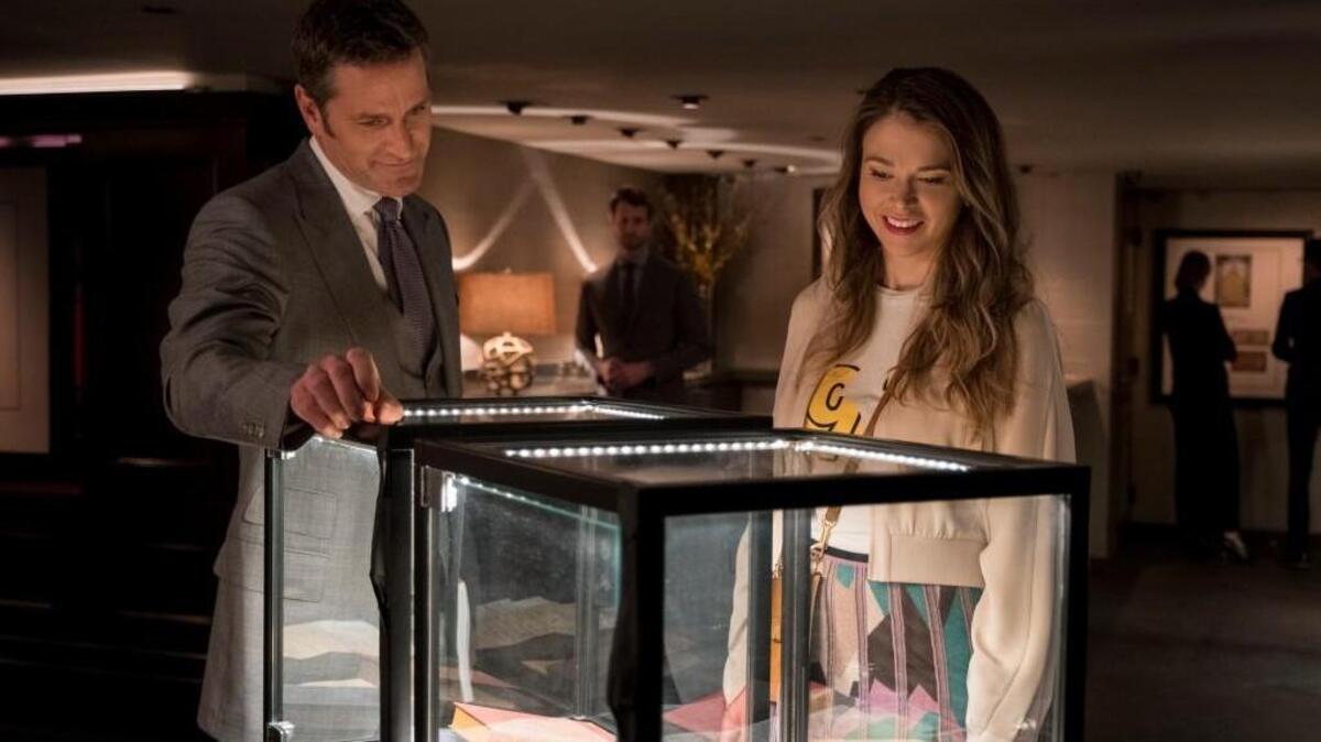 Peter Hermann, left, as Charles, and Sutton Foster as Liza in TV Land’s “Younger.”