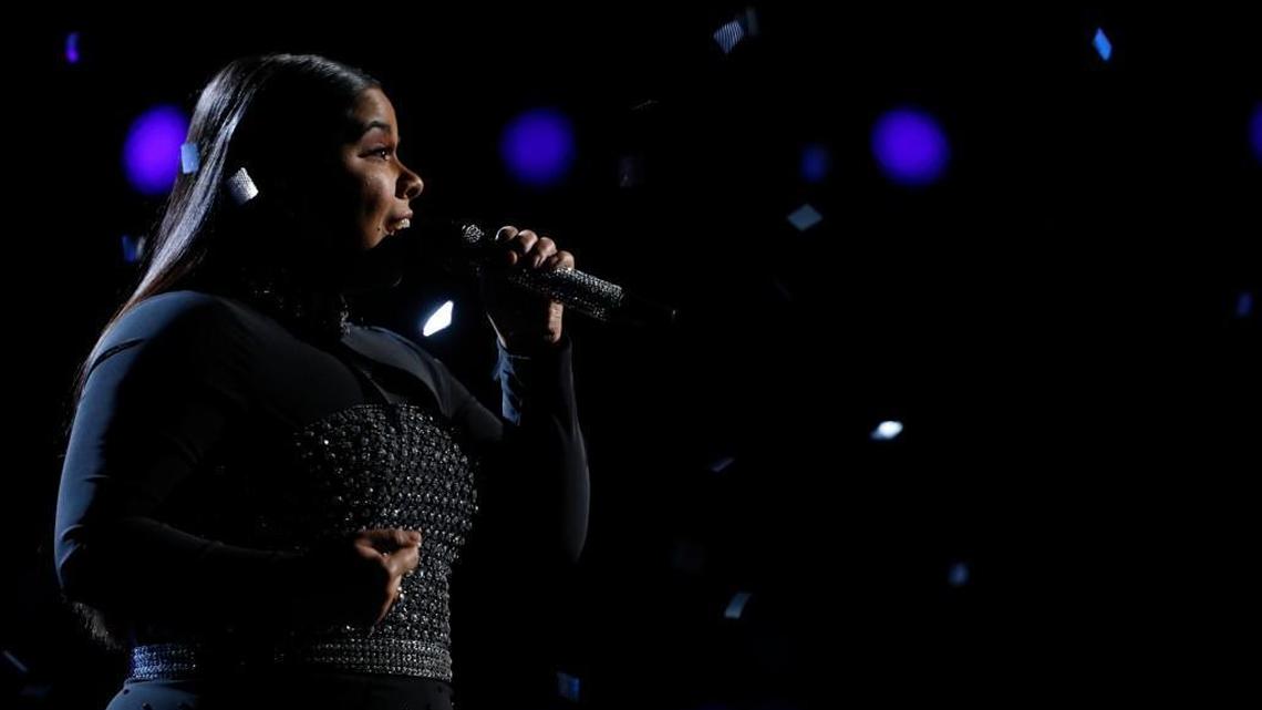 Brooke Simpson performing on the Dec. 4 episode of “The Voice” on NBC.