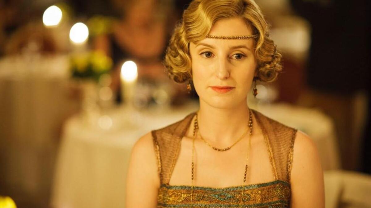 Laura Carmichael as Lady Edith in “Downton Abbey.”