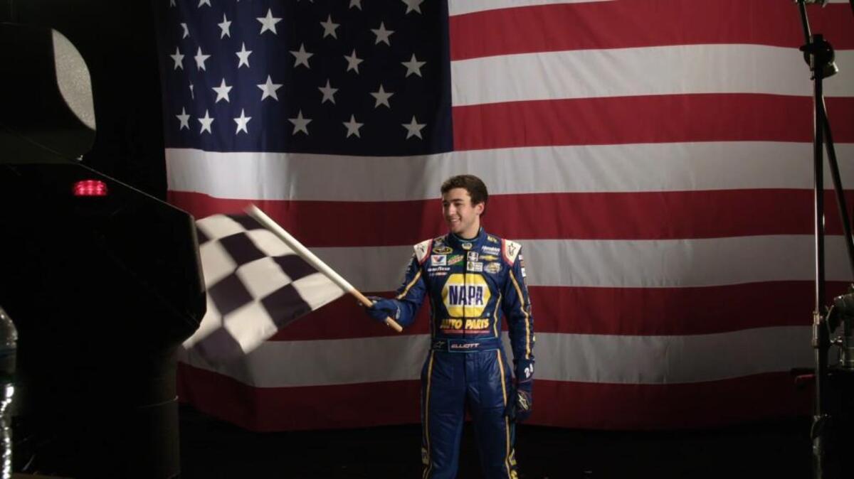 Chase Elliott in the first episode of “Road to Race Day.”