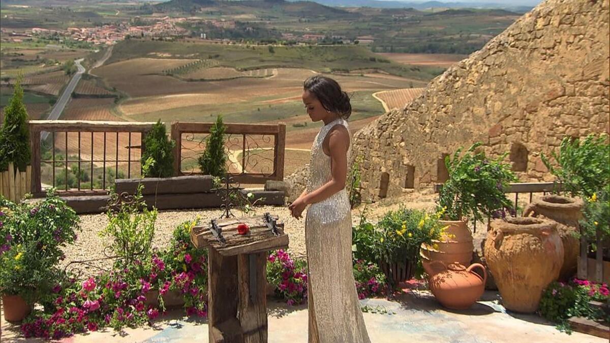 Rachel Lindsey must choose between Bryan, Eric and Peter in the season finale of “The Bachelorette.”