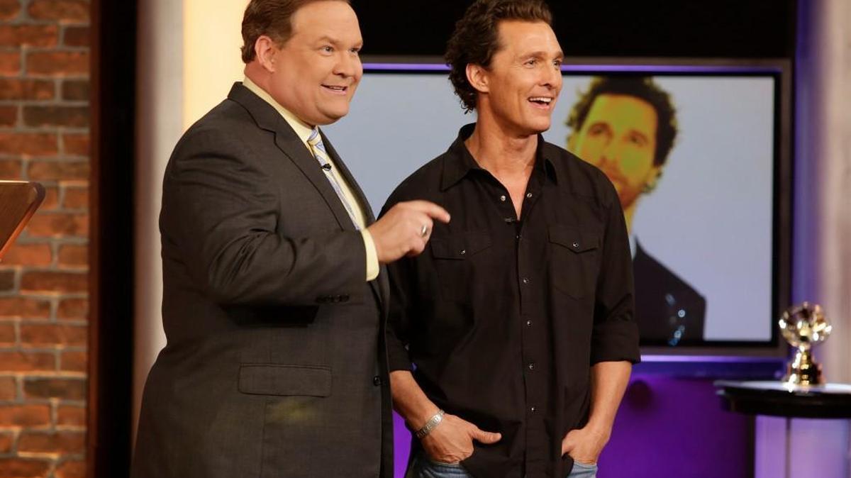 Matthew McConaughey, right, goes up against a few of his biggest fans to see who knows more about Matthew McConaughey – him or them.