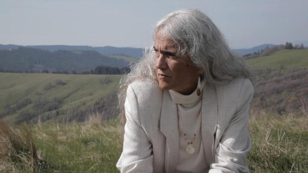 Judge Abby Abinanti in Yurok Country in the POV documentary “Tribal Justice.”