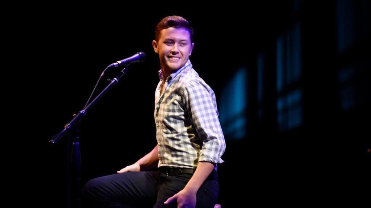 Scotty McCreery, pictured here performing in Cary in March of 2016, will sing at the National Memorial Day Concert in Washington, D.C.