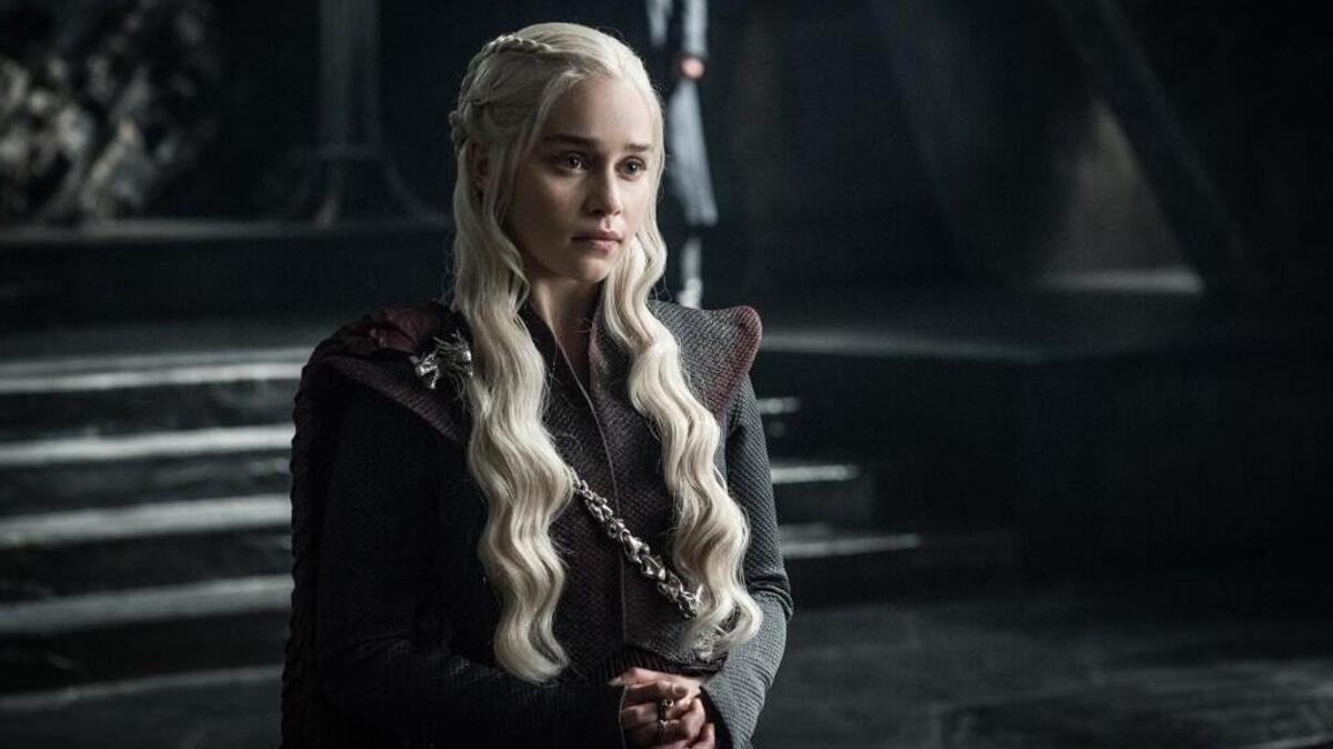 Emilia Clarke as Daenerys Targaryen in HBO’s “Game of Thrones.”