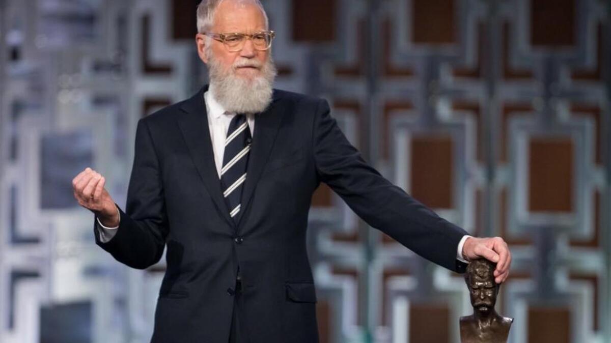 David Letterman at The Kennedy Center for the Mark Twain Prize for American Humor ceremony.