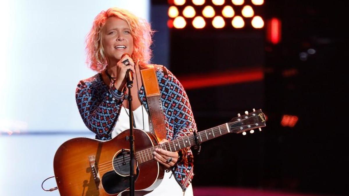 Raleigh singer Molly Stevens auditions on "The Voice" on NBC.