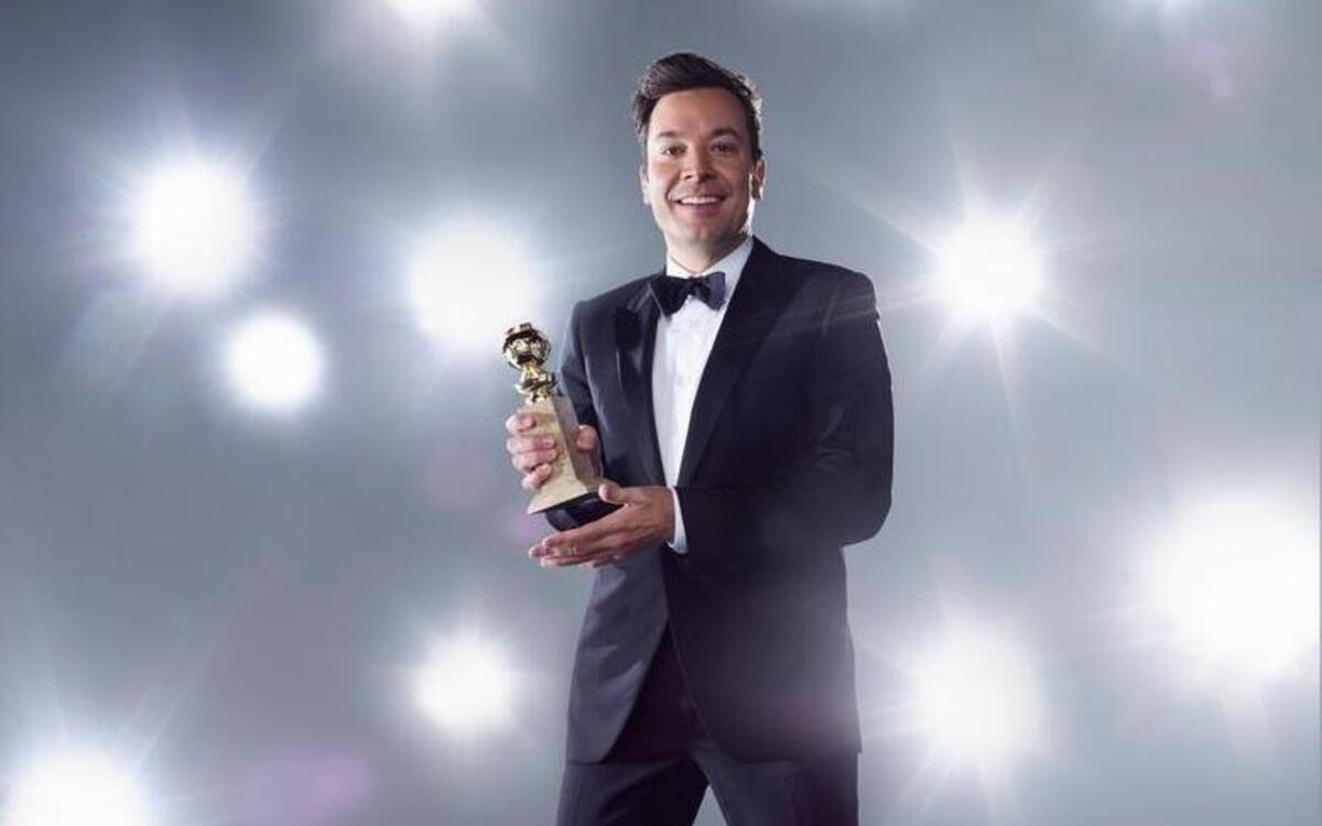 Jimmy Fallon hosts the 74th Annual Golden Globe Awards show on NBC.