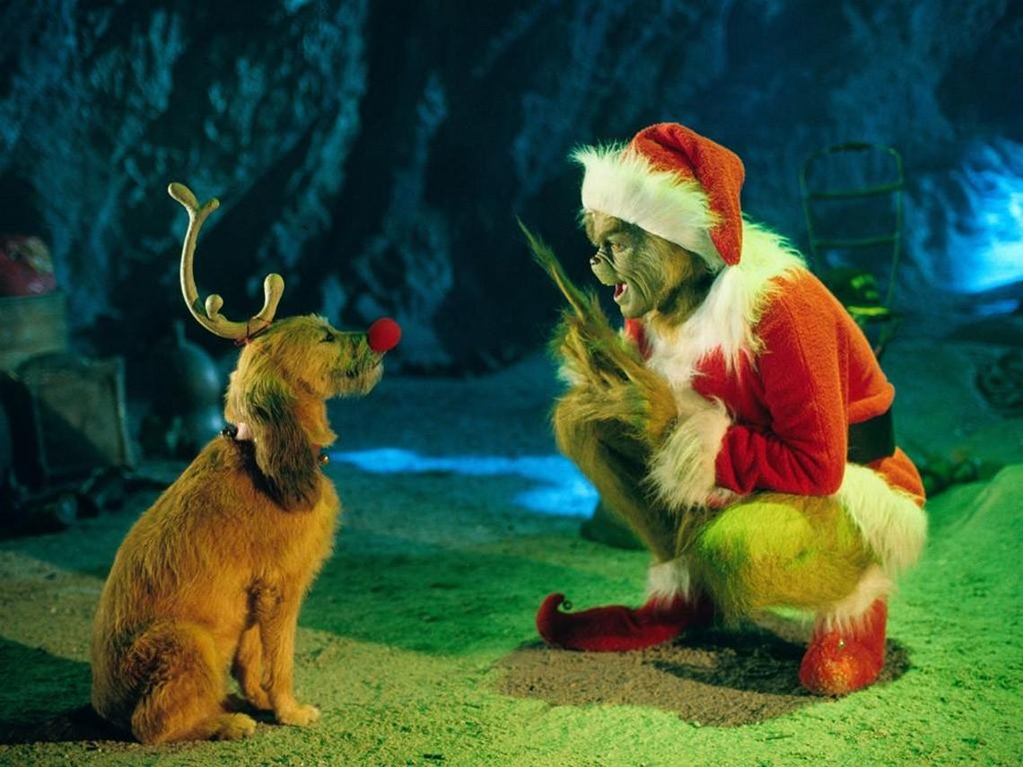 Jim Carrey stars as the big green Grinch in this live action adaptation “Dr. Seuss’ How the Grinch Stole Christmas.”