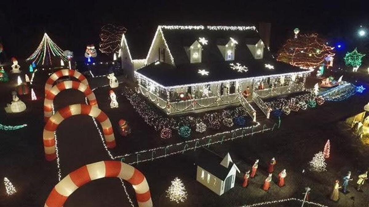 The Moore family of Raleigh shows off their eclectic array of decorations in “The Great Christmas Light Fight.”