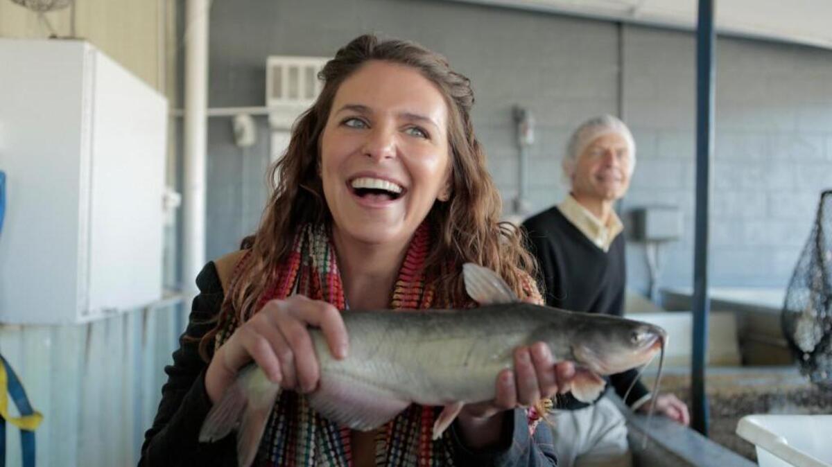 Chef Vivian Howard on “A Chef’s Life” on PBS.